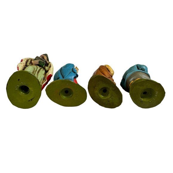 Christmas Nativity Bavarian Forest Germany Hand Painted Vintage Set of 5 - Picture 5 of 11